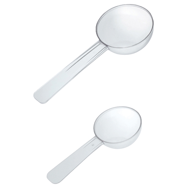 Measuring spoon half-round PS 10 ml graduated